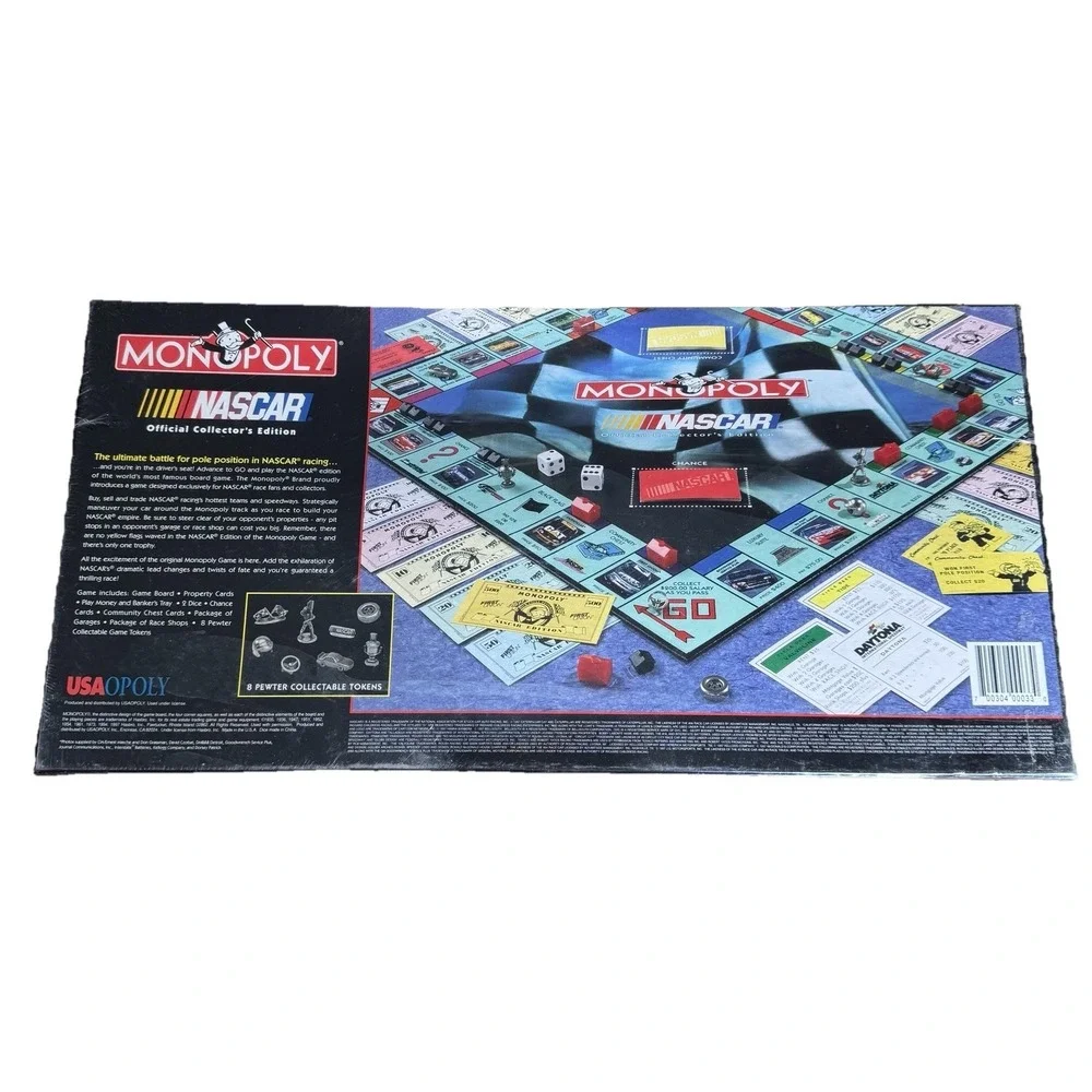Monopoly - NASCAR Official Collector's Edition - Factory Sealed 1997 Parker Bros